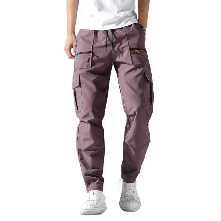 Herren Utility-Cargohose mit Reißverschlusstaschen, Tunnelzugbund & vorgeformten Kniepartien Echo Archiv