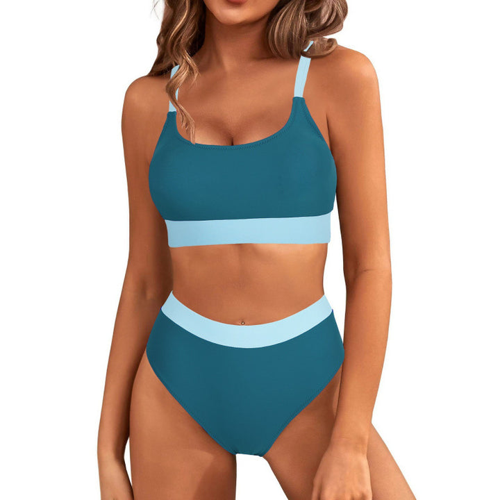 Damen Bikini-Set mit hohem Bund und sportlichem Schnitt Echo Archiv