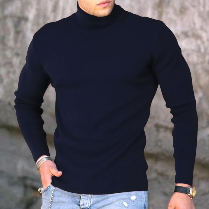 Herren eleganter Rollkragenpullover Echoarchiv