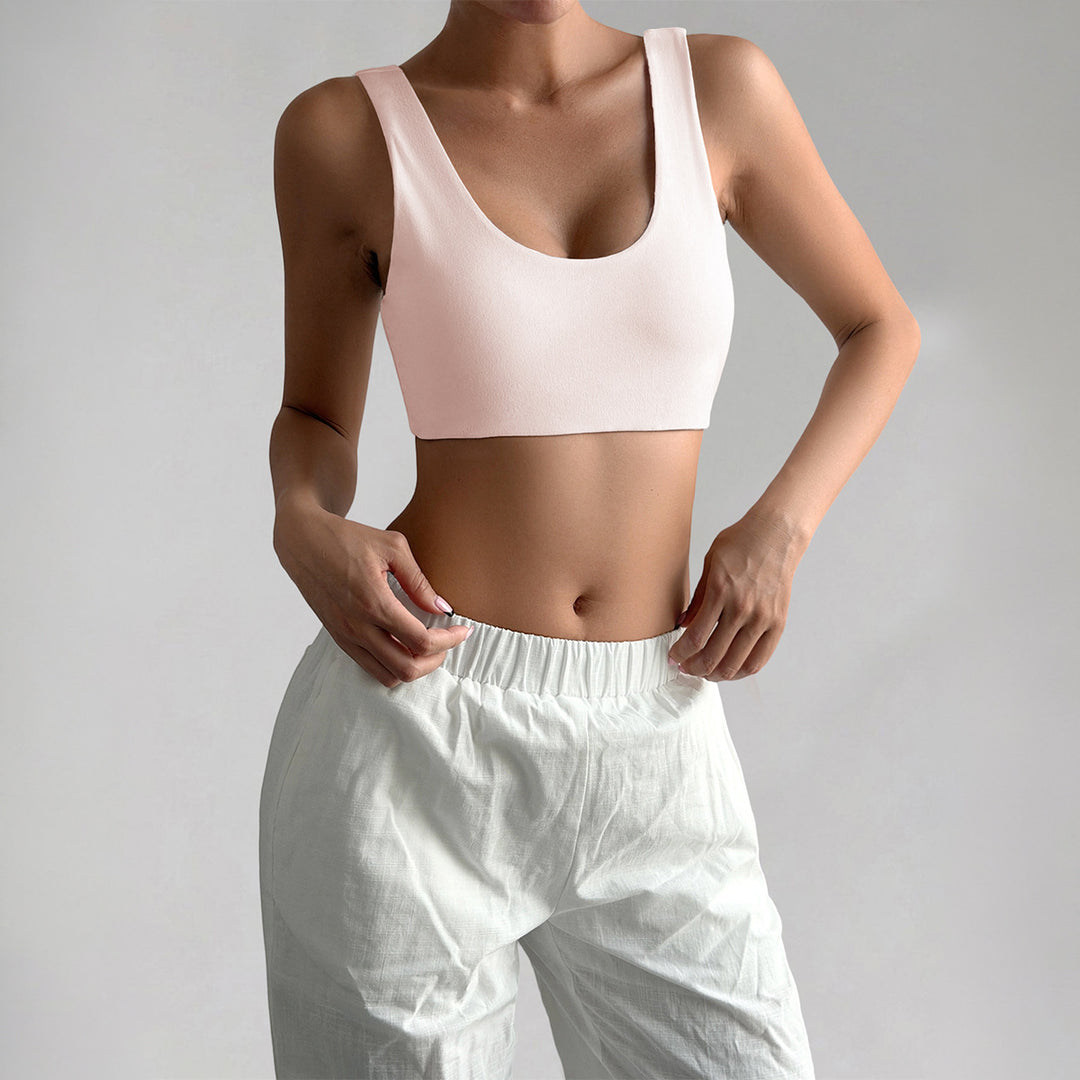 Damen Sport-Bustier mit bequemen breiten Trägern und elastischem Schnitt Echo Archiv