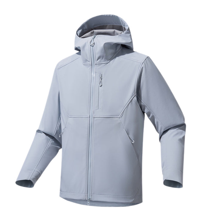 Herren Technische Softshell-Hoodiejacke mit Kapuze, winddichter Membran und ergonomischem Schnitt Echo Archiv