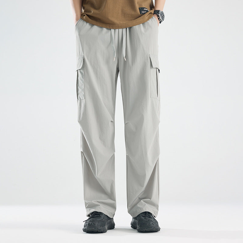 Herren Breite Tech‑Cargo‑Hose mit Utility‑Taschen und verstellbarem Bund Echoarchiv
