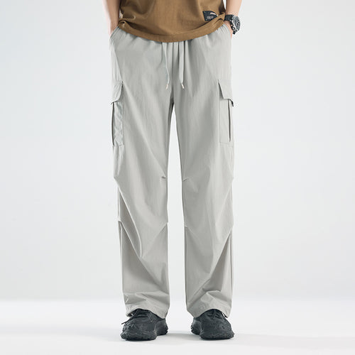 Herren Breite Tech‑Cargo‑Hose mit Utility‑Taschen und verstellbarem Bund Echoarchiv