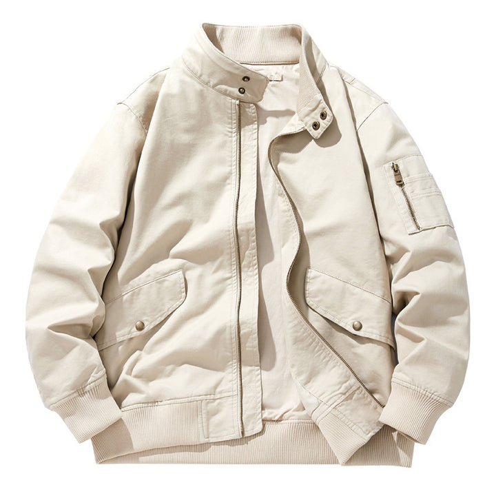 Herren Stilvolle Bomberjacke Echo Archiv