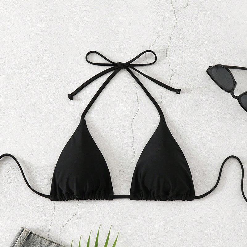 Damen Triangel-Bikini mit tierischem Muster und verstellbaren Bindebändern Echo Archiv