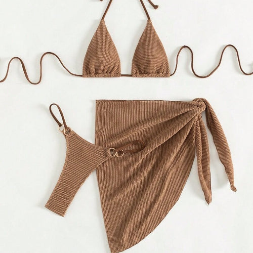 Damen Triangel-Bikini mit Wickelrock Echo Archiv