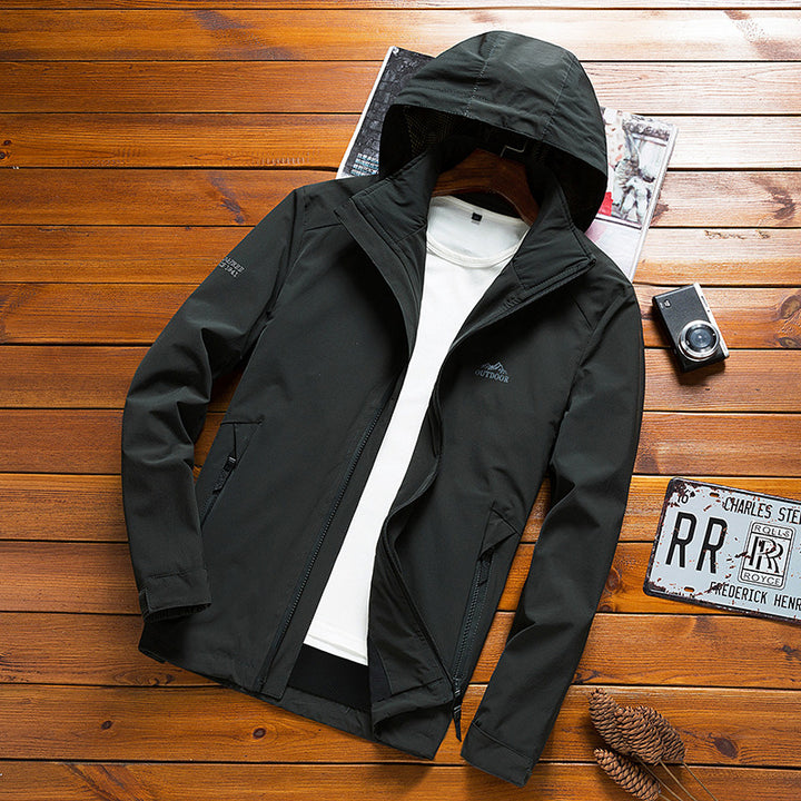 Herren Wetterfeste Outdoor-Jacke Echo Archiv