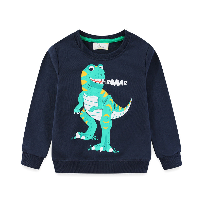 Jungen Sweatshirt mit lustigem Dinosaurier-Motiv Echo Archiv