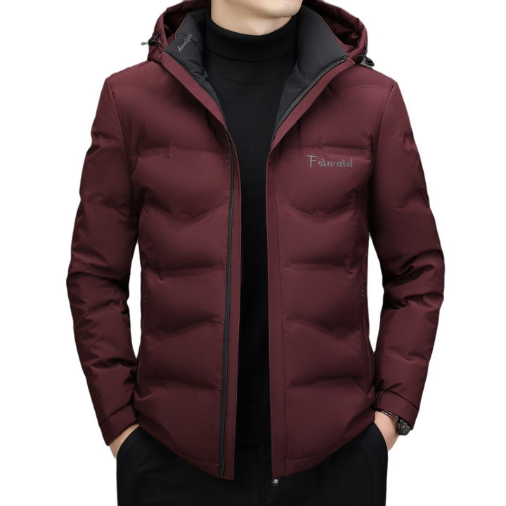 Herren Steppjacke mit Kapuze und schlanker Thermofütterung – Marzano