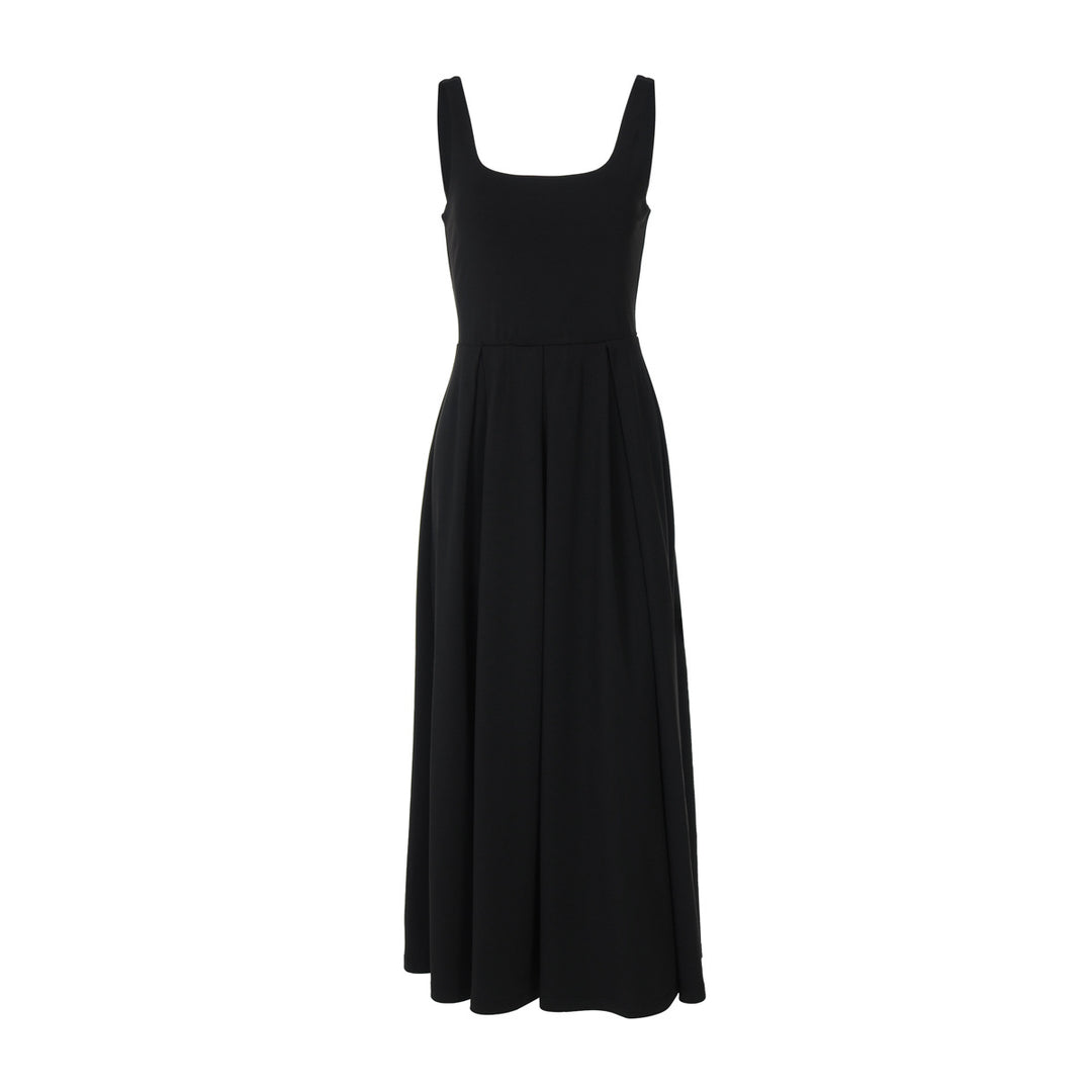 Damen Elegantes Maxikleid mit A-Linie und breiten Trägern Echo Archiv