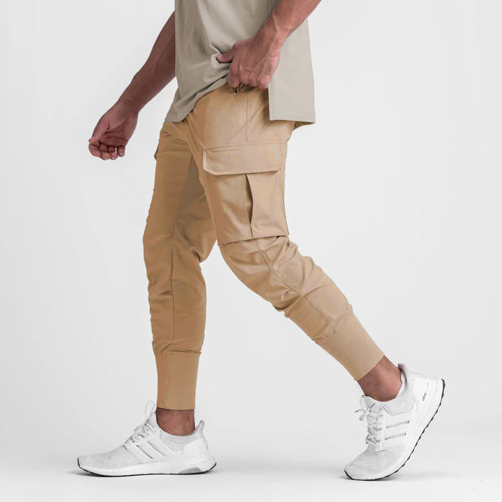 Herren Multifunktionale Cargo-Hose mit elastischen Bündchen Echoarchiv