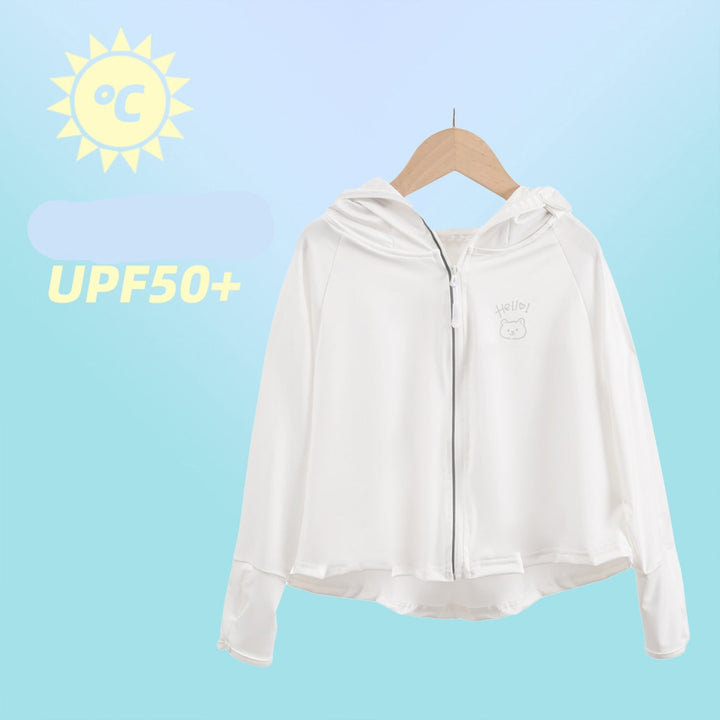 Damen sportliche UV-Schutzjacke mit Kapuze Echo Archiv