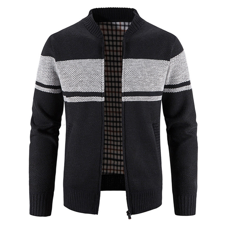 Herren modische Strickjacke mit strukturiertem Design Echoarchiv