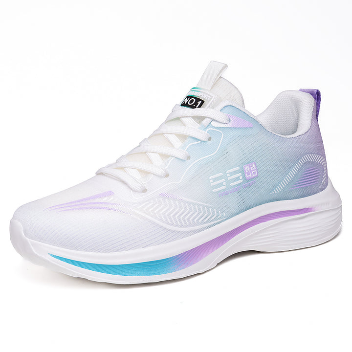 Damen nan atmungsaktiver Komfort-Walking-Sneaker mit sockenähnlichem Einstieg und dämpfender EVA-Plateausohle Echo Archiv