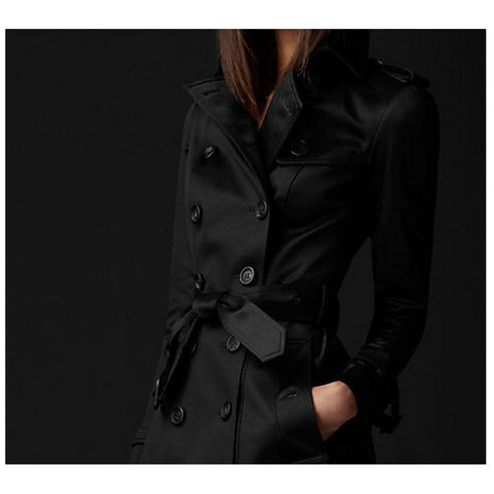 Echoarchiv | Schlanker Trenchcoat mit Doppelter Knopfreihe