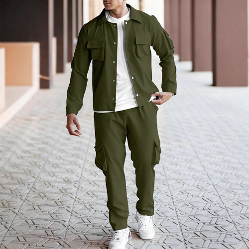 Herren Multifunktionale Cargo-Jacke und Hose Echoarchiv