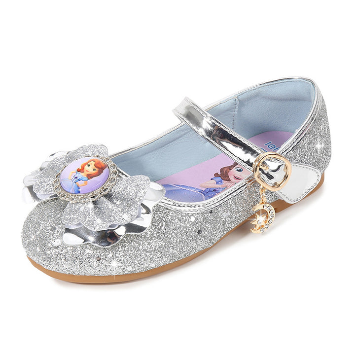 Mädchen Ballerinas mit Glitzer und Schleifenapplikation Echo Archiv