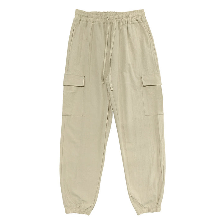Herren Cargo-Hose mit elastischem Bund und multifunktionalen Taschen Echoarchiv