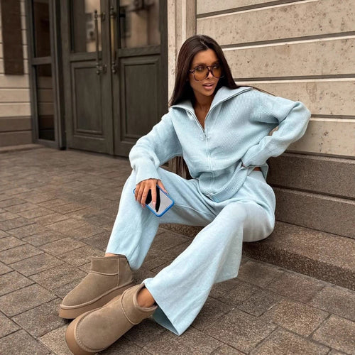 Damen Sportlicher Reißverschluss-Pullover Echo Archiv