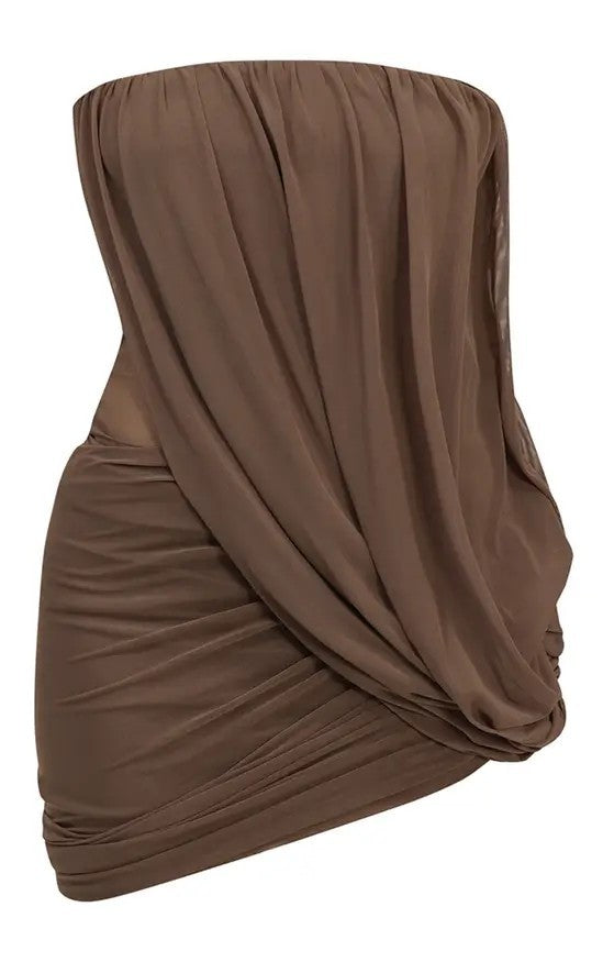 Damen Wickelkleid aus fließendem Material Echo Archiv