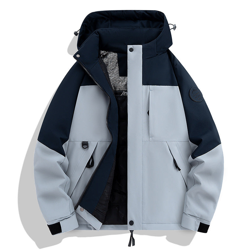 Herren Wasserdichte und atmungsaktive Softshell-Outdoorjacke Echoarchiv