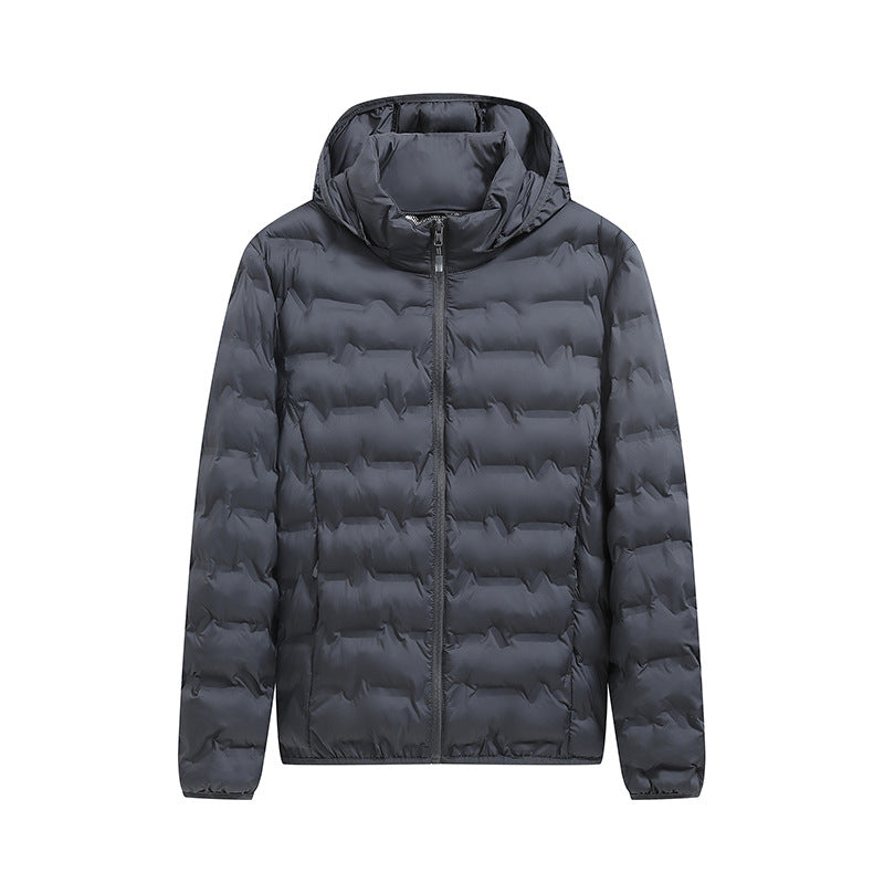 Herren Praktische Steppjacke mit Kapuze Echo Archiv