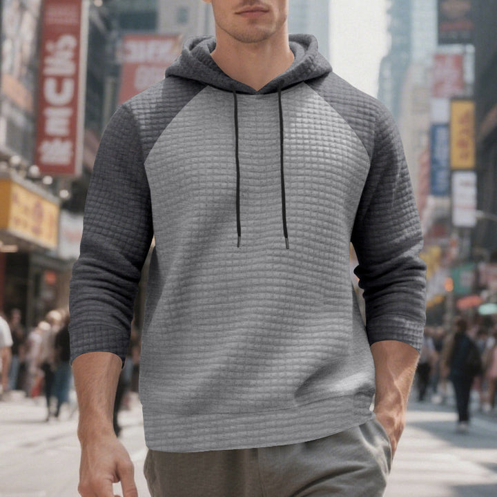 Herren Sweatshirt mit strukturierter Oberfläche Echoarchiv