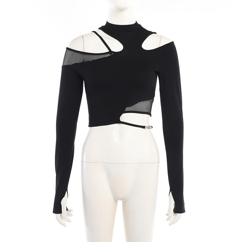 Damen figurbetonte Bluse mit Rüschendetails und Schnürung Echo Archiv