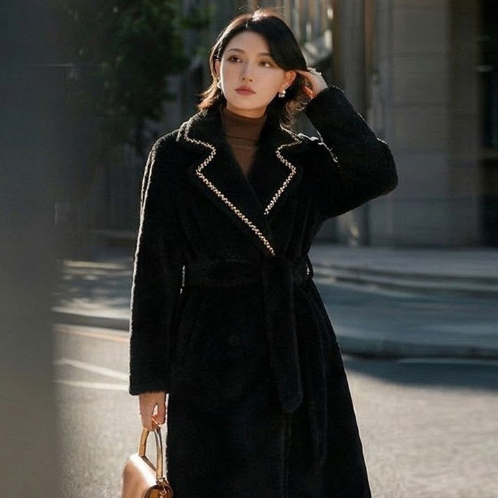 Damen Eleganter und warmer Überziehmantel Echo Archiv