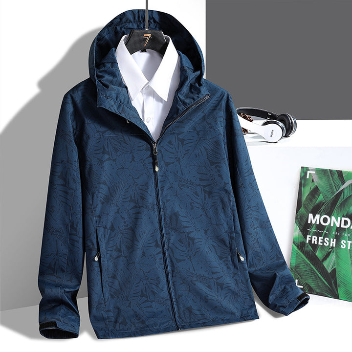 Herren Sportliche Übergangsjacke mit floralem Muster Echo Archiv