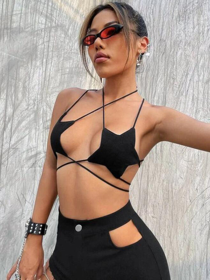 Damen Geflochtenes Bikini-Top mit innovativem Schnitt Echo Archiv