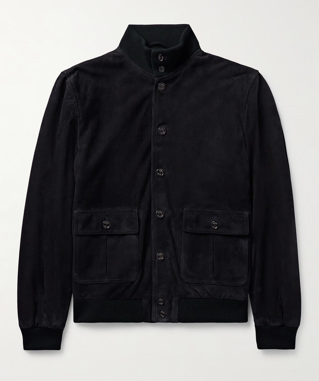 Herren modische Wildlederjacke mit strukturiertem Design Echoarchiv