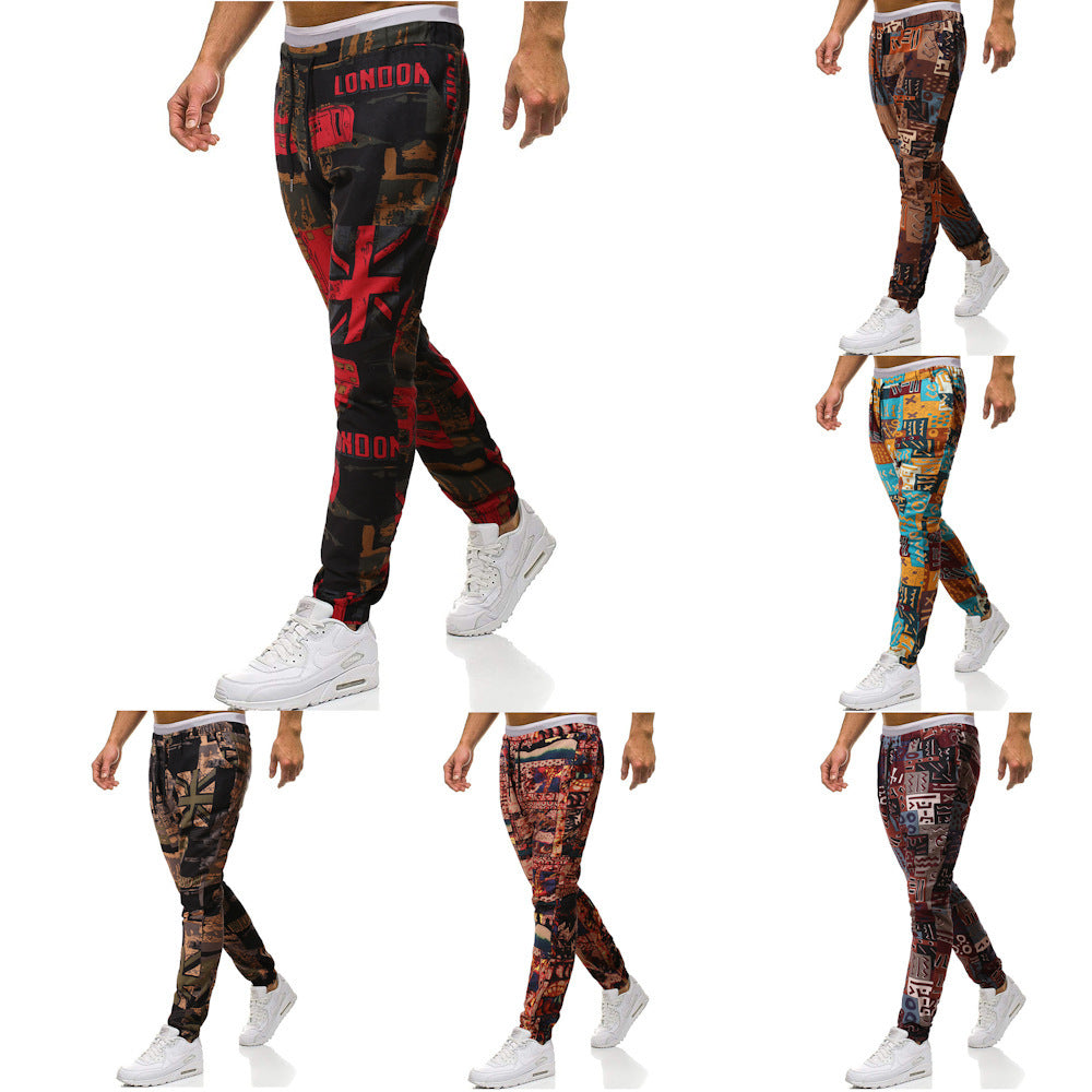 Herren modische Jogginghose mit einzigartigem Muster Echoarchiv