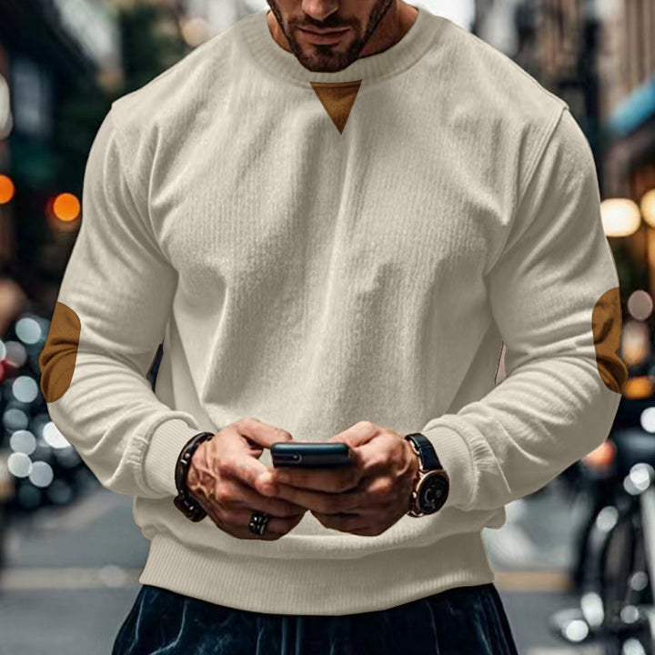 Herren klassischer Rippstrick Pullover Echoarchiv