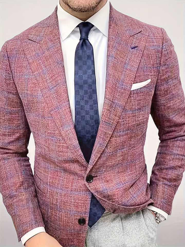Herren modischer kariert Blazer Echoarchiv