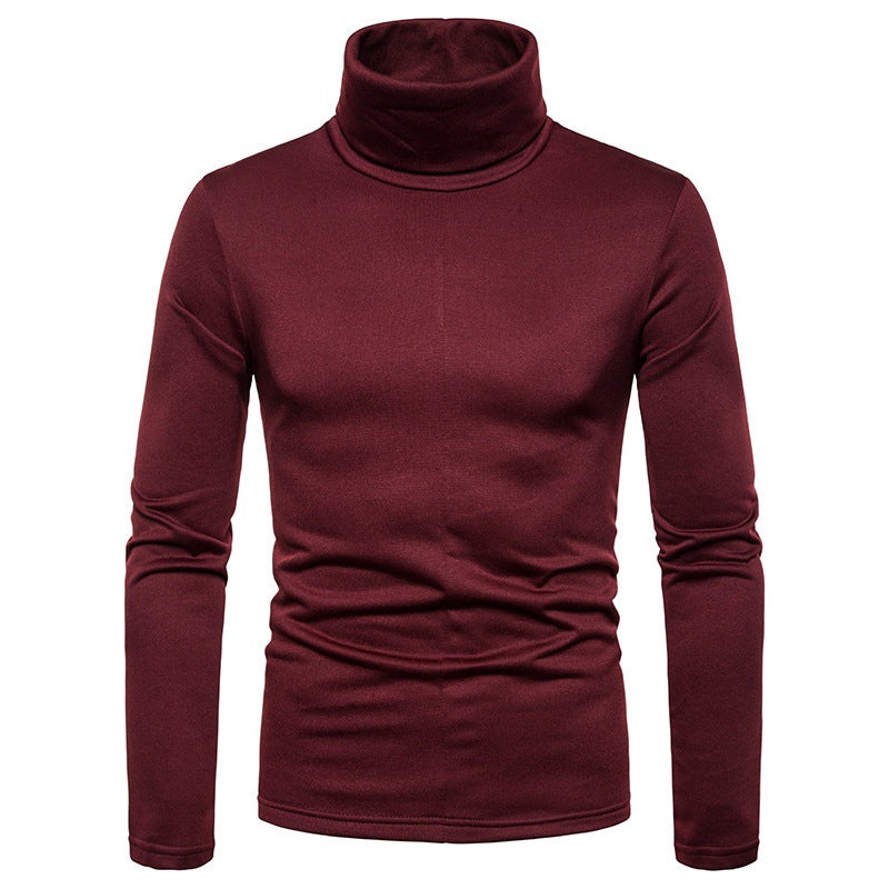 Herren Rollkragenpullover aus weichem Strickmaterial Echoarchiv