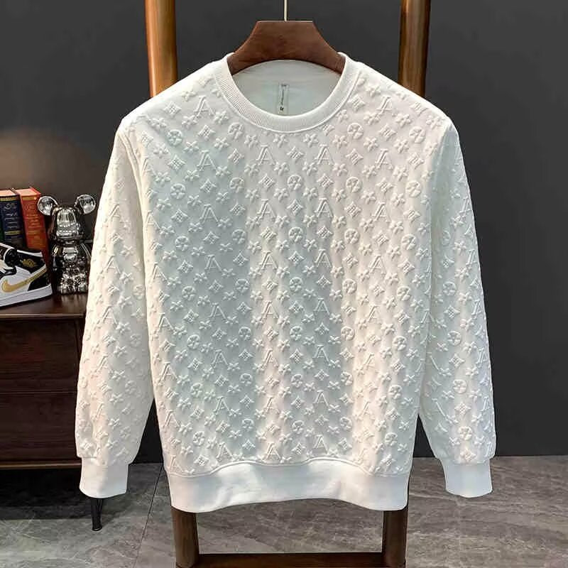 Herren lässiger Sweatshirt mit strukturellem Design Echoarchiv