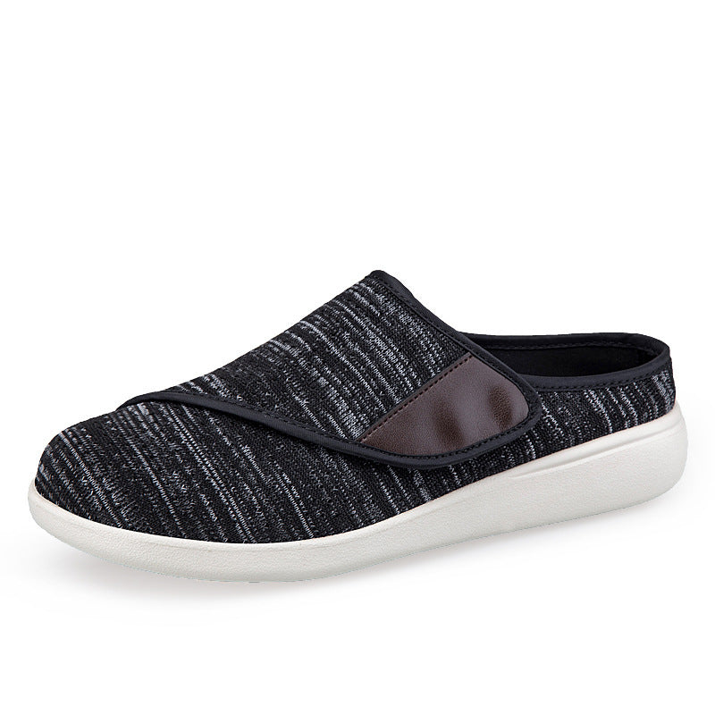 Herren nan orthopädischer Pantoffel mit verstellbarem Klettverschluss, atmungsaktivem Mesh und stoßdämpfender Schaumstoffsohle Echo Archiv