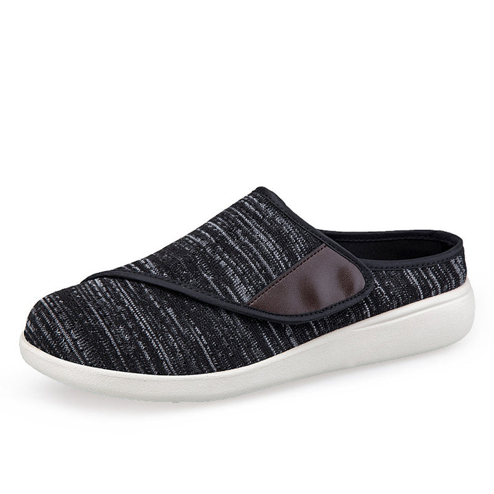 Herren nan orthopädischer Pantoffel mit verstellbarem Klettverschluss, atmungsaktivem Mesh und stoßdämpfender Schaumstoffsohle Echo Archiv