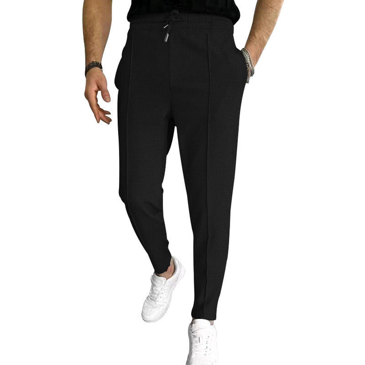 Herren Modische Chinohose mit elastischem Bund und praktischen Taschen Echoarchiv