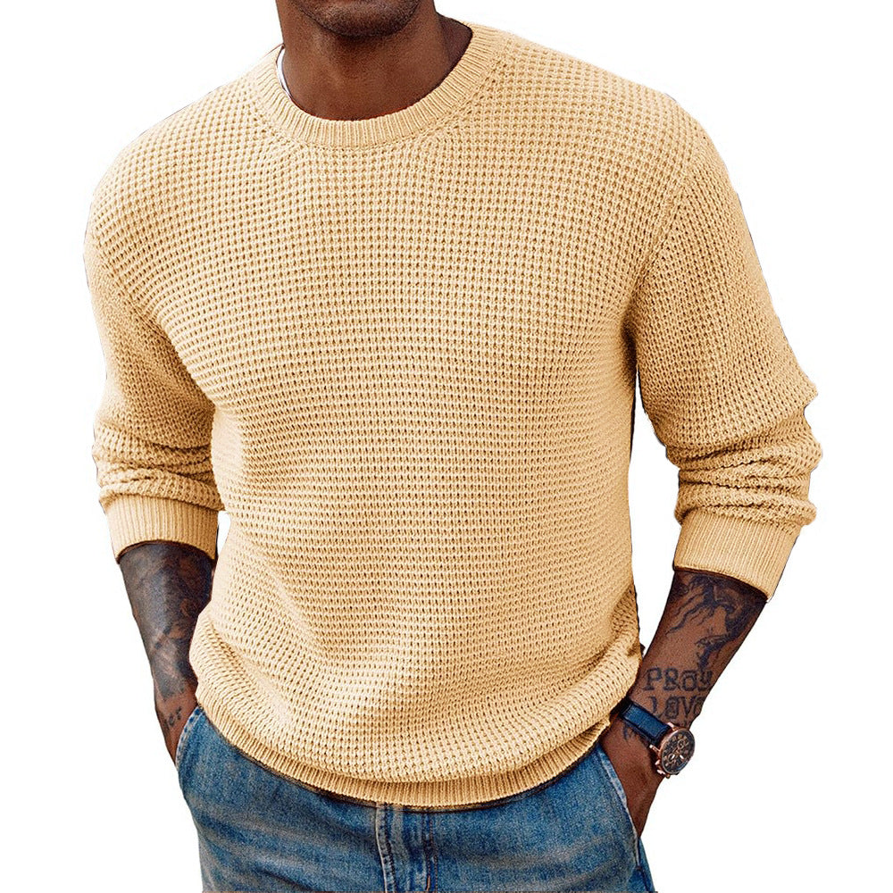 Herren Strukturierter Pullover Echoarchiv