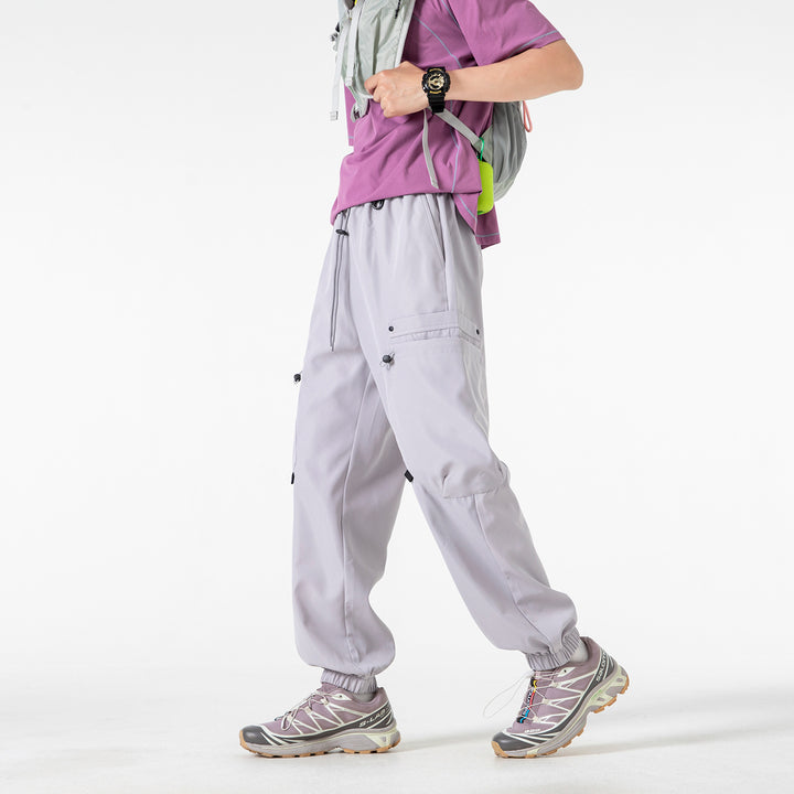 Herren Technische Cargo-Jogginghose mit elastischem Tunnelzugbund und multifunktionalen Klapptaschen Echo Archiv