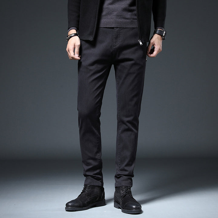 Herren Slim-Fit Freizeithose mit elastischem Bund und praktischen Taschen Echoarchiv