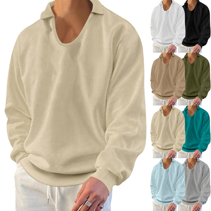 Herren lässiges Langarmshirt Echoarchiv