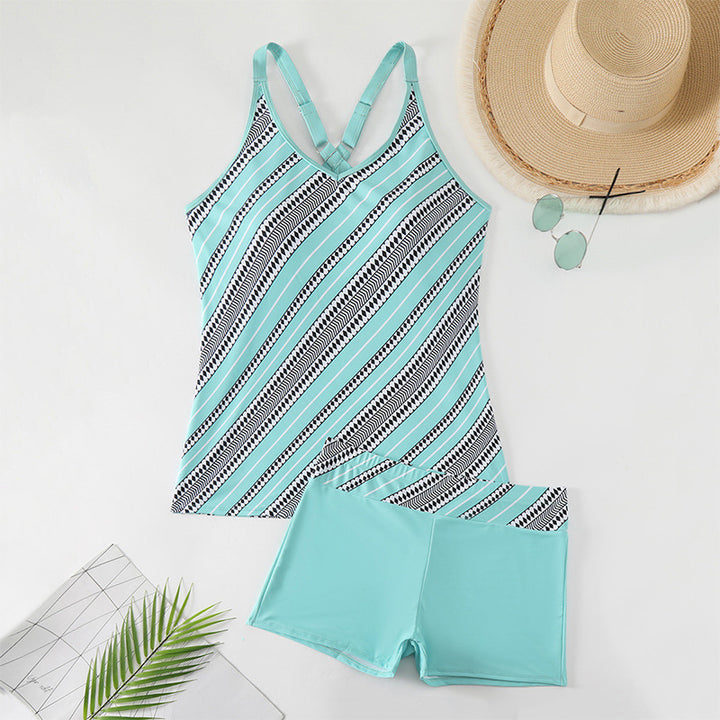 Damen Sportliches Tankini-Set Echo Archiv
