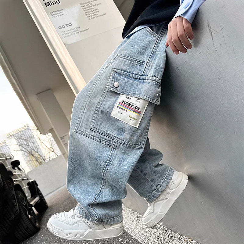 Herren weite Cargo-Jeans Echo Archiv