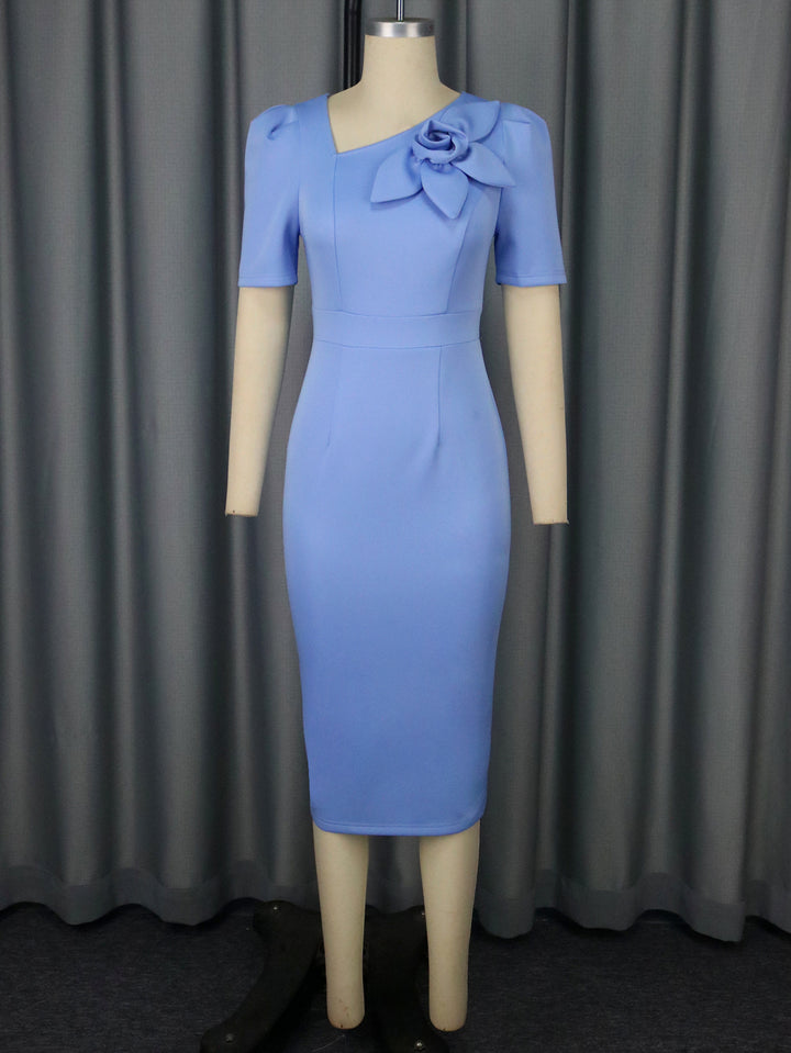 Damen figurbetontes Kleid mit floralem Dekor Echo Archiv
