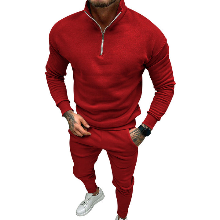 Herren Sportlicher Pullover mit Stehkragen Echoarchiv