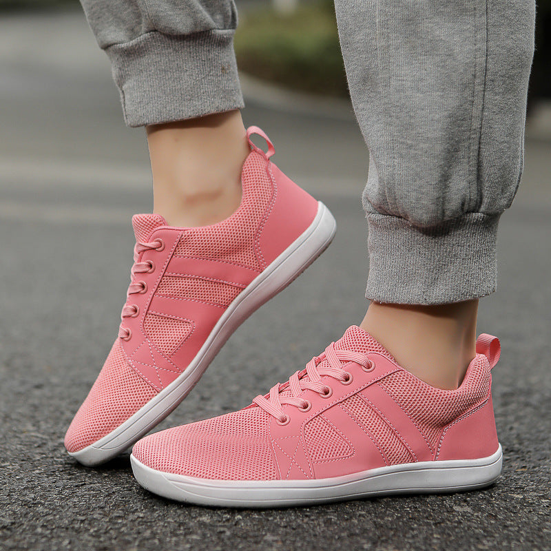 Unisex atmungsaktive Strick-Freizeit-Sneaker mit gepolstertem Fersenkragen und flexibler EVA-Laufsohle – Norré