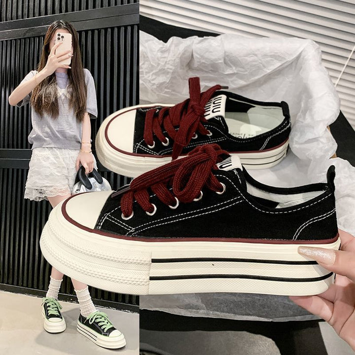 Damen Sportliche Sneakers mit robuster Sohle und atmungsaktivem Canvas von Echo Archiv